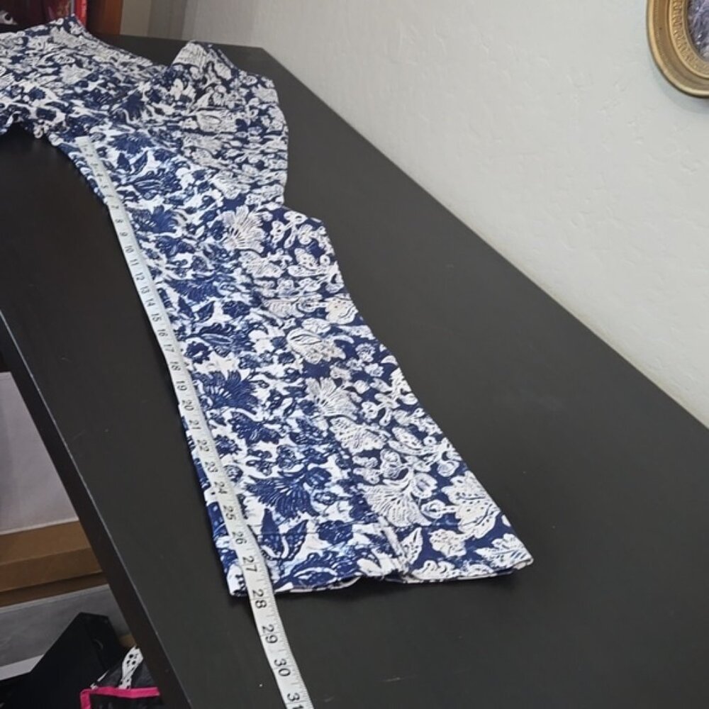 Ulla Johnson's Floral Ellis Jeans Corset-Inspired Button Fly Kick Flare Size 6 - Picture 14 of 14